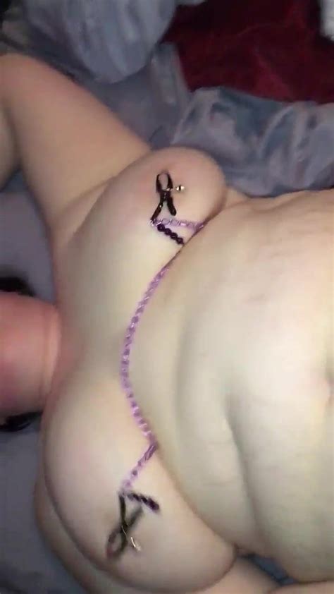 Fucking The Wife Trying Out Her New Nipple Clamps Porn 55
