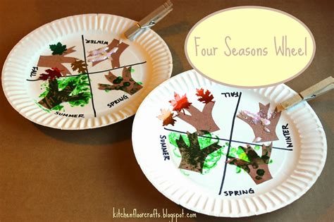 Kitchen Floor Crafts Four Seasons Wheel