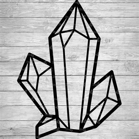 Crystals Svgeps And Png Files Digital Download Files For Cricut