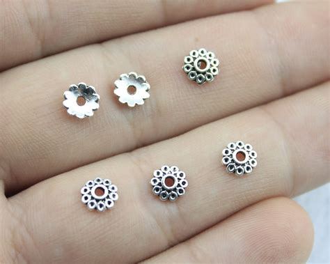 Wysiwyg 120pcs 6x6mm Bead Caps For Jewelry Bead Caps End Receptacle