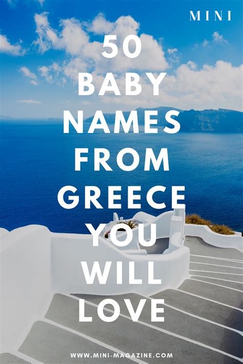 Greek Baby Names You Will Fall In Love With This Year Greek Baby Girl