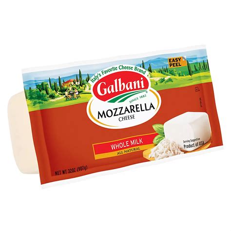Galbani Mozzarella Cheese Whole Milk Low Moisture Shredded