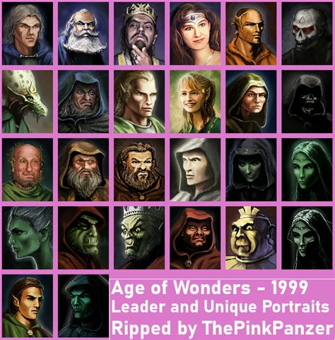 The Spriters Resource Full Sheet View Age Of Wonders Race Leaders