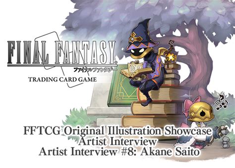 Fftcg Illustration Showcase Interview 8 Akane Saito · Crystal Universe
