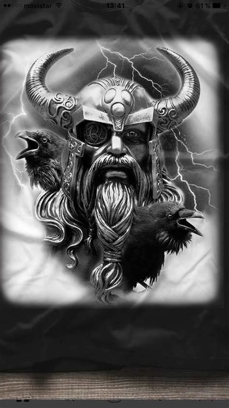 Odin Odin Tatouage Nordique Tatouage Viking Tatouage De Rune Vicking
