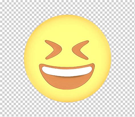 Emoticon Kartun Kuning Senyum Ekspresi Wajah Smiley Mulut