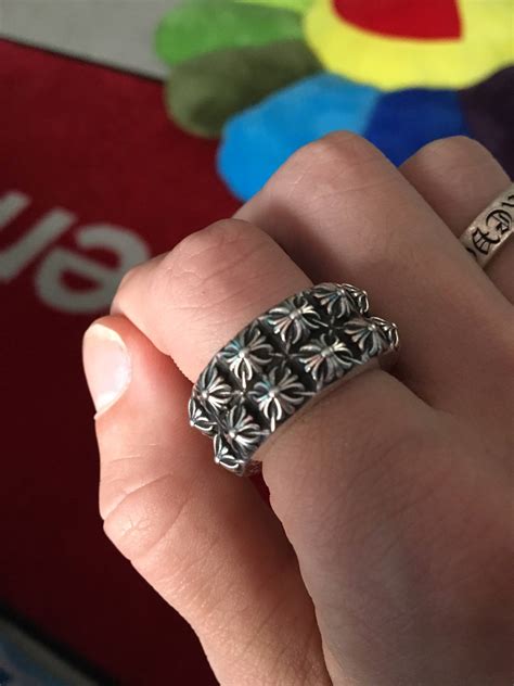 Chrome Hearts Ch Double Pete Punk Stacked Ring Grailed