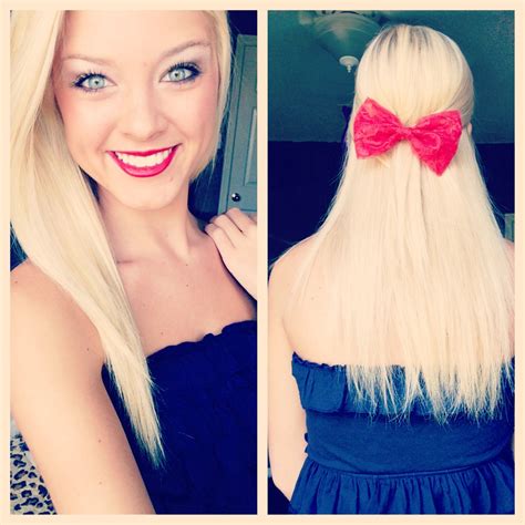 Hair Bow Beauty 101 Hair Beauty School Trends Makup Cute Bows Hair Envy Pretty Hairstyles