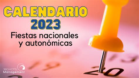 Calendario Laboral 2023 España Fiestas Nacionales Y Autonómicas
