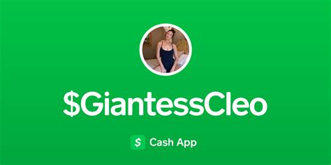 Pay Giantesscleo On Cash App