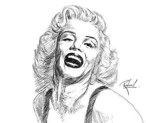 Line Sketch Portraits And Caricatures By Our Selected Artists Created