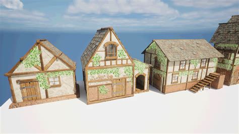 Medieval Village In Environments Ue Marketplace