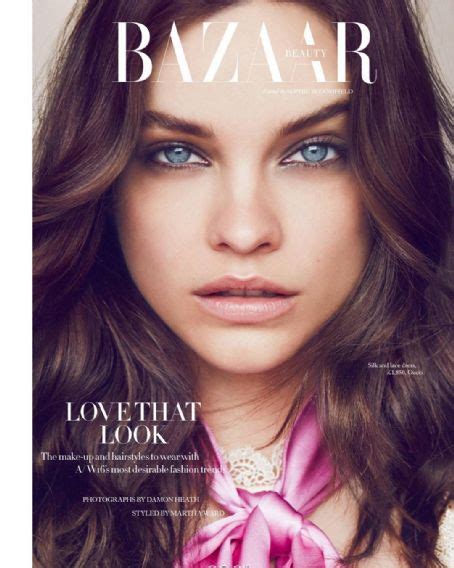 Barbara Palvin Harpers Bazaar Beauty Magazine September 2016 Cover