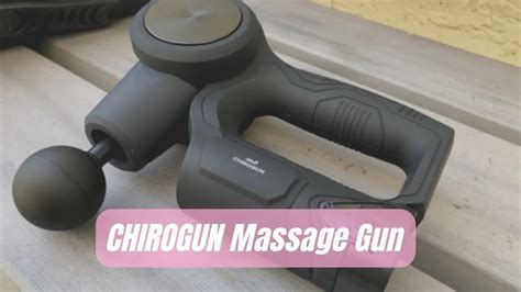 Chirogun Massage Gun Deep Tissue Massager Review Muscle Percussion Massage Gun For Athletes