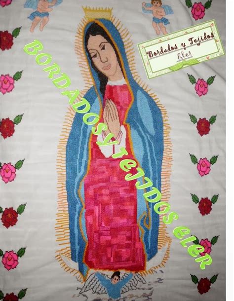 Bordados Y Tejidos Eler Virgen De Guadalupe En Punto De Cruz