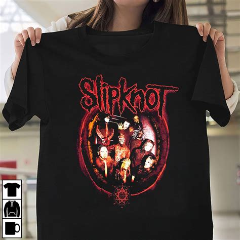 Vintage Rare Slipknot T Shirt Black Rock N Roll Band Shirt Etsy