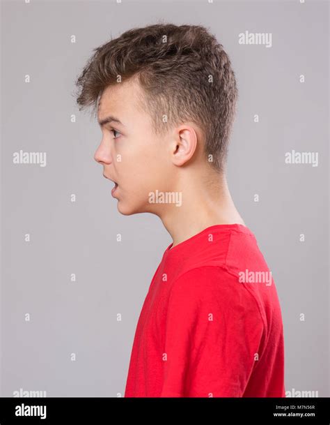 Teen Boy Portrait Stock Photo Alamy
