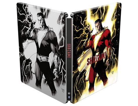 Shazam Warner Bros Confeziona La Comic Art Steelbook 4k Ultra Hd Con L