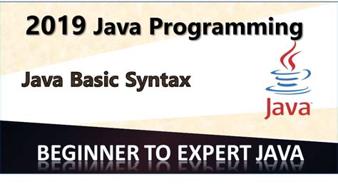 Java Basic Syntax Java Tutorials
