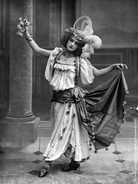 Cabaret Artist Blanche Vaudon In Costume Photo By Rischgitzgetty