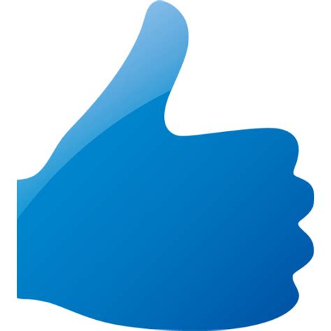 Web 2 Blue Thumbs Up Icon Free Web 2 Blue Hand Icons Web 2 Blue
