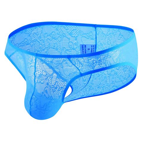 Howe Ray Transparent Brief Man Lace Panties Big Convex Bulge Enhancing