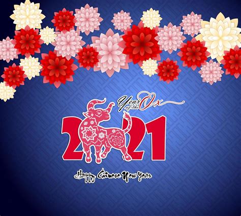 Since the hebrew calendar is lunisolar, the days always fall in the same season. Chinese new year 2021 on blue - Download Free Vectors ...