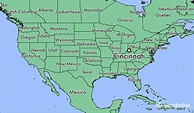 Where is Cincinnati, OH? / Cincinnati, Ohio Map - WorldAtlas.com