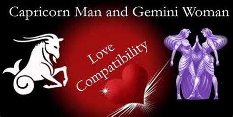 Capricorn Man And Gemini Woman Love Compatibility