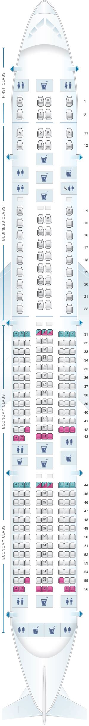 Seat Map Boeing 777 300er Singapore Airlines