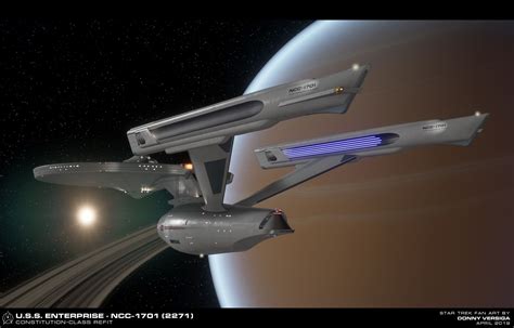 Artstation Uss Enterprise Ncc 1701 Refit Star Trek The Motion