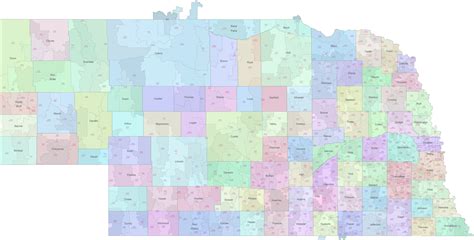 Nebraska Zip Code Vector Map Your Vector Maps Hot Sex Picture