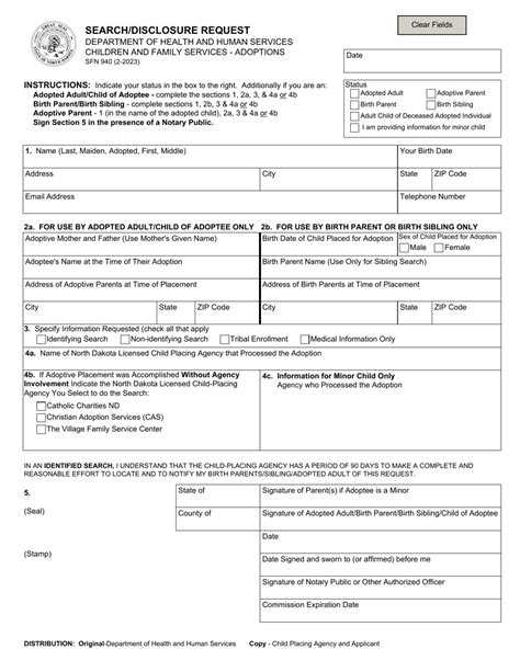 Form Sfn940 Fill Out Sign Online And Download Fillable Pdf North Dakota Templateroller