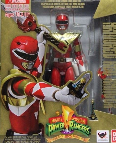 Sh Figuarts Armored Red Ranger Figure Released Bandai Mmpr Anime