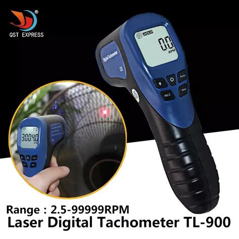Laser Tachometer Digital Non Contact Recording RPM Meter Alat Ukur