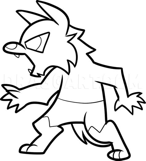 36 Werewolf Drawing