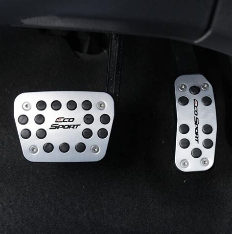 1set Aluminium Alloy Car Inner Accelerator Pedal Gas Pedal Car Pedals