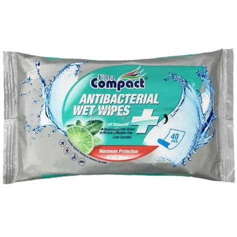 Ultra Compact Antibacterial Wet Wipes NTUC FairPrice
