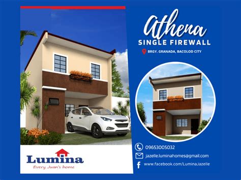 3 Br Athena Single Firewall For Sale Lumina Bacolod East House And