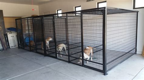 Interior Garage Kennels Installed Indoor Dog Kennel Pet Kennels Dog