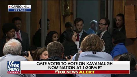 Senate Democrats Walk Out Of Kavanaugh Hearing Fox News Video