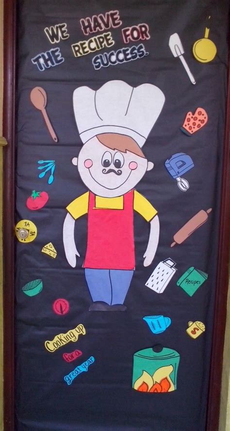 We Have The Recipe For Success Classroom Doors Decoration For Class