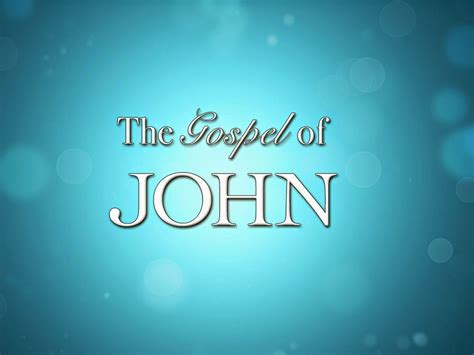The Gospel Of John Gospel Of John Gospel Christian Images