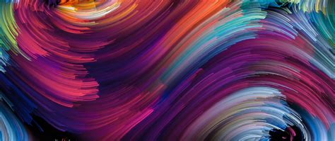 2560x1080 Exploding Gradient Colors 2560x1080 Resolution