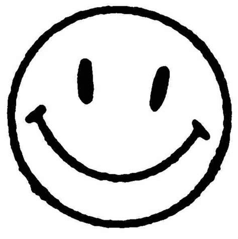 Smiley Face Outline Clipart Best