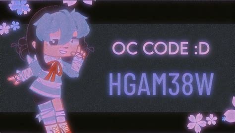 Cute Gacha Club Oc Codes Iwish Iwas