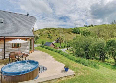 Slate House Lodges In Little London Mid Wales Lodges With Hot Tubs