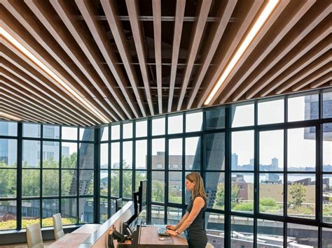 Decorative wood strips and slats on office ceilings spigoline hunter douglas ceiling offers more relaxed ambience slatted timber walls 20 awesome examples of that decorative wood strips and slats on office ceilings spigoline. Samsung (With images) | Wood slat ceiling, Ceiling