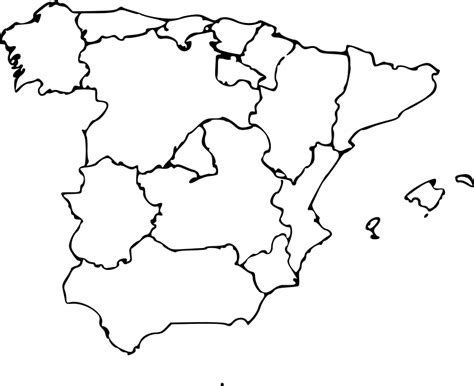 Spain Map Clipart Images