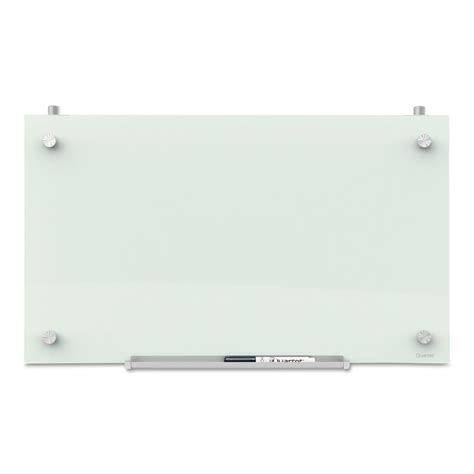 Infinity Magnetic Glass Dry Erase Cubicle Board 30 X 18 White Surface Zerbee